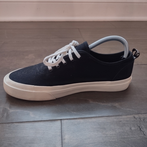 Everlane Tread The Forever Sneaker Black Canvas Lace Up - Picture 13 of 13